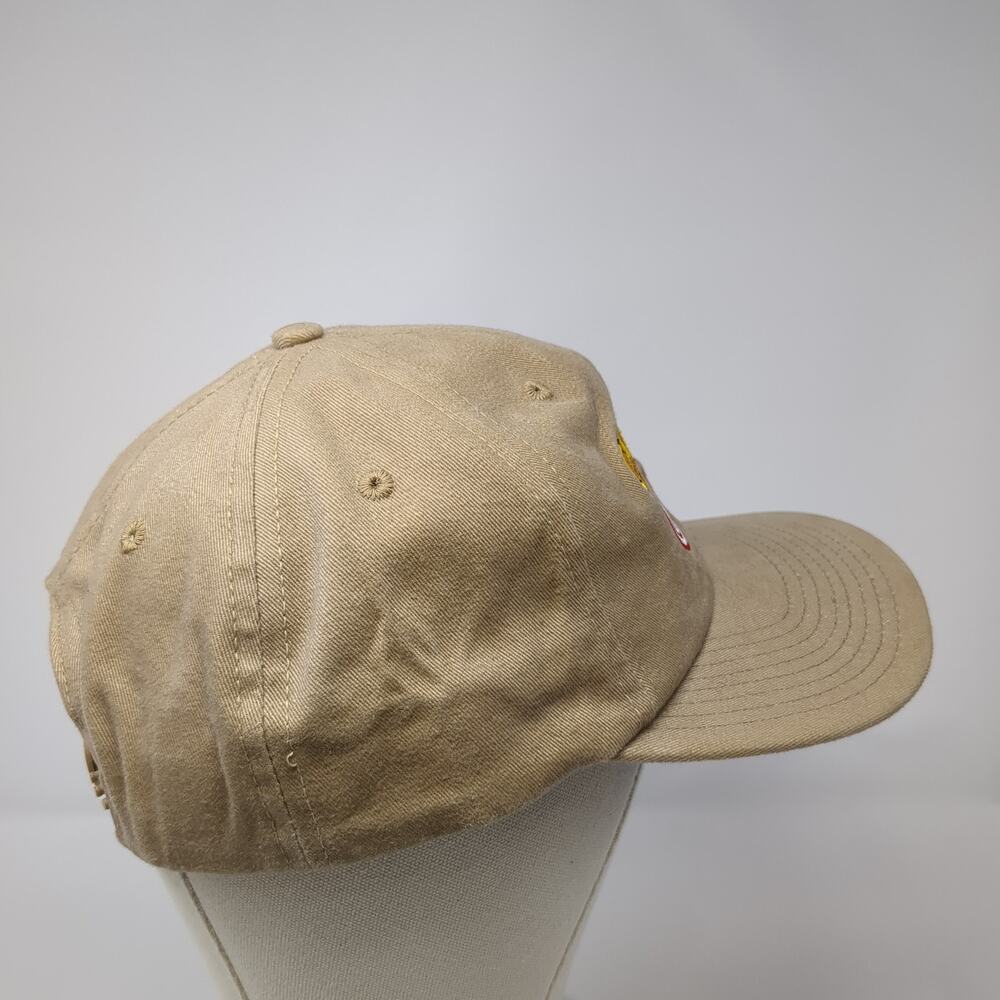 Can Do! Snapback Hat Brown One Size Embroidered Adjustable 6 Panel - Picture 5 of 10